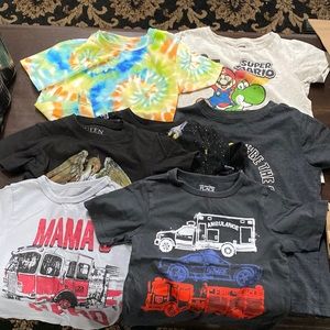 Lot of 7 boys tees size 4T gently worn